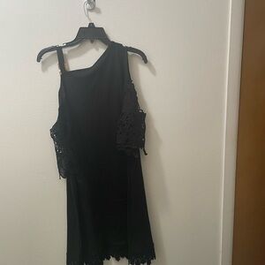 Brand New Black Cold Shoulder Dress